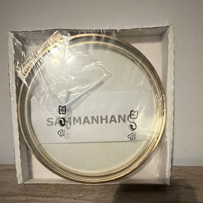 IKEA SAMMANHANG Circular Gold Glass Photo Frame 16 cm AA-2064692-1