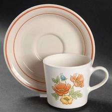 Corning Corelle Royal Garden Cup & Saucer 88936