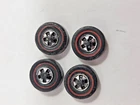 Hot Wheels Original Redline Tires Caps 4 Large size used from 1969 to 1972