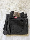 SIZE W33 L30 WRANGLER Men's Black Straight Jeans BG — photo 1