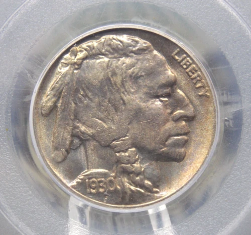 1930 "S" Indian Head BUFFALO Nickel 5c PCGS MS63 #232 Uncirculated BU ECC&C, Inc