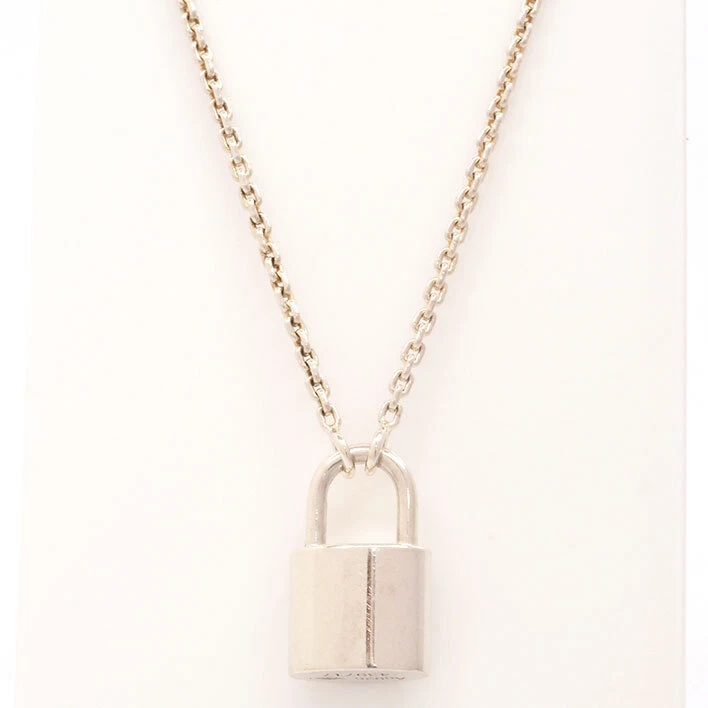 Japan Used Necklace] Louis Vuitton Returns Ok Pandantif Silver