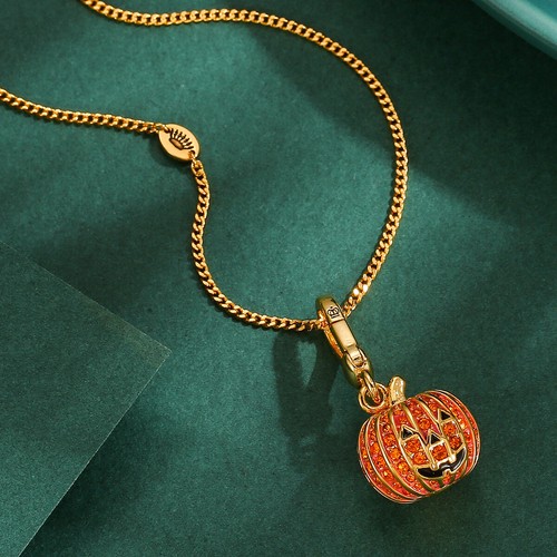 Juicy Couture Diamond Orange Jacko 'lantern Pendant Necklace Pendant