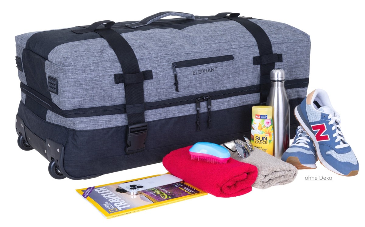 Trolley Reisetasche XXL 80cm 120L Elephant Travel groß Reisetrolley Damen  Herren