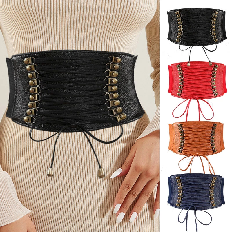 Women Mesh Corset Top Short Waist Belt Sexy Solid Color Bodycon Waspie Belts  Chic New Lady Bustiers Tops Female Vest