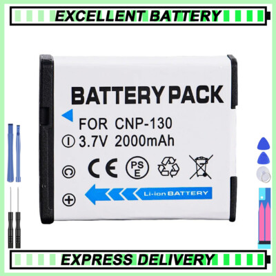 Battery for Casio Exilim EX-FC300S,Exilim EX-ZR700,EX-ZR100,Tryx NP-130
