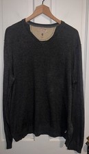 Rare Converse by John Varvatos Limited Collab Grey Sweater Mens Shirt L XL