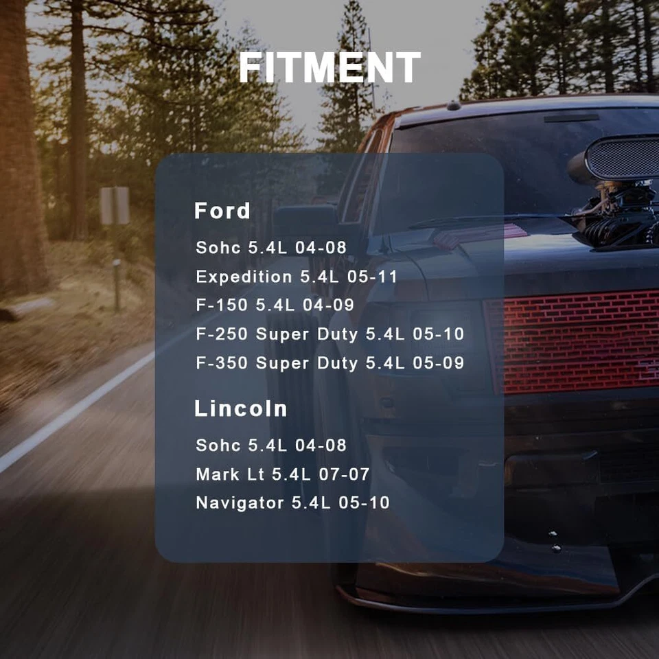 Kit de cadena de distribución + fáseres de leva + válvulas VVT para 05-10 Ford F150 F-350 Lincoln 5,4 L Foto 2 de 4