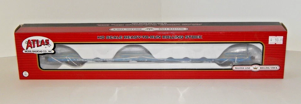 Atlas Master HO #20 005 259 Great Northern ACF 89'4" Flatcar NEW #61529 RTR - Image 4 of 4
