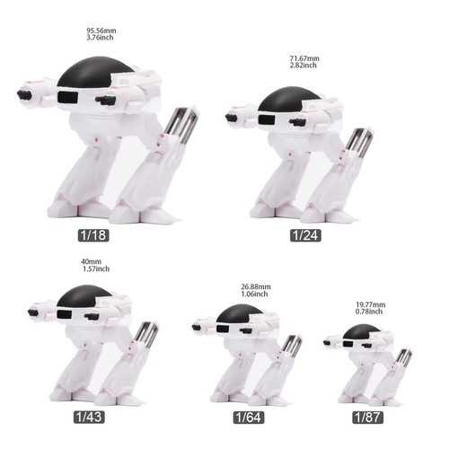 Figurine Miniature RoboCop - Diverses échelles (1/64 à 1/18) - Pour Dioramas Ou Collections