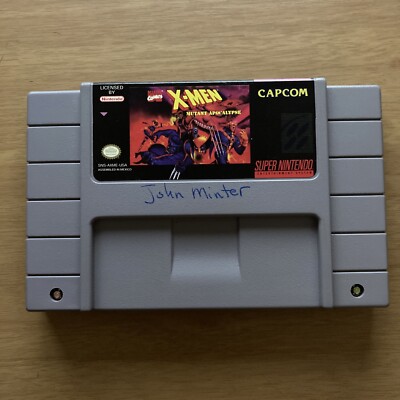 X-Men: Mutant Apocalypse (Super Nintendo SNES, 1994) Authentic