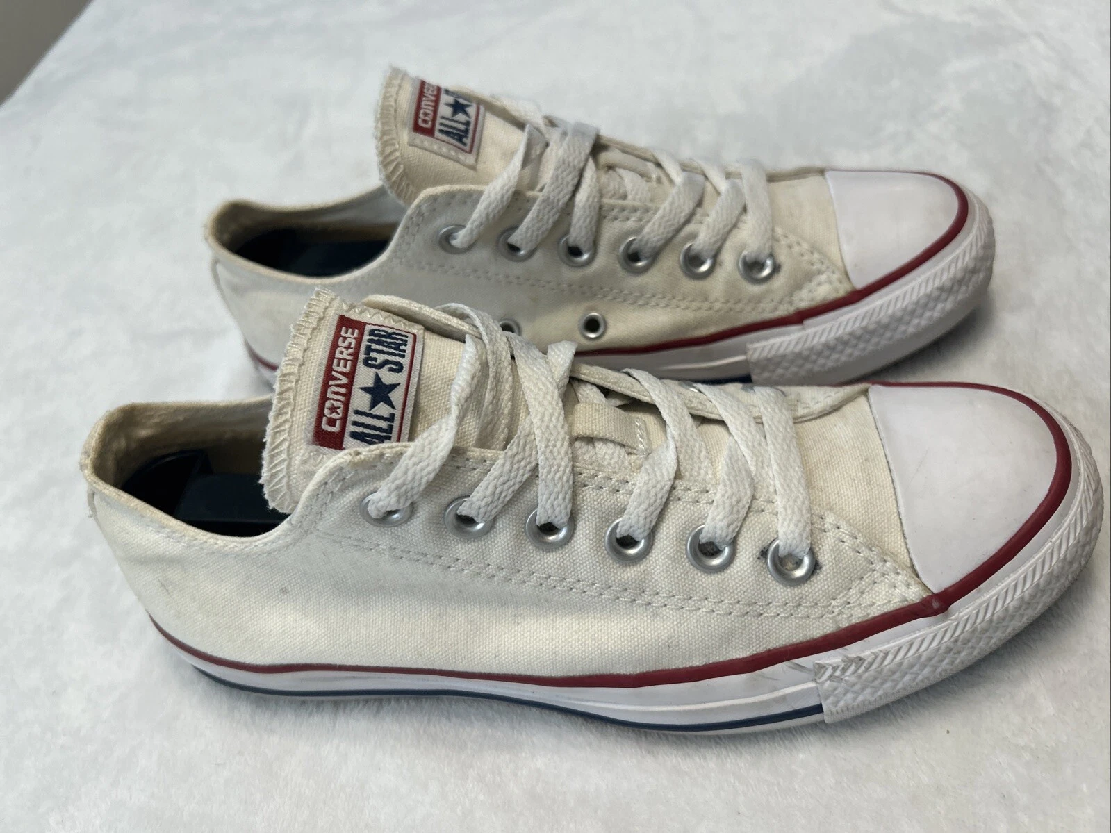 Scarpe da ginnastica basse Converse Chuck Taylor All Star M7652 bianche ottiche taglia 7