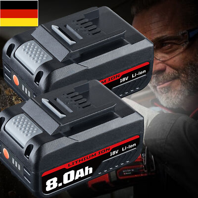 2x 8.0Ah Ersatzakku Für Einhell 18V Akku POWER X-CHANGE Lithium PXC Batterien