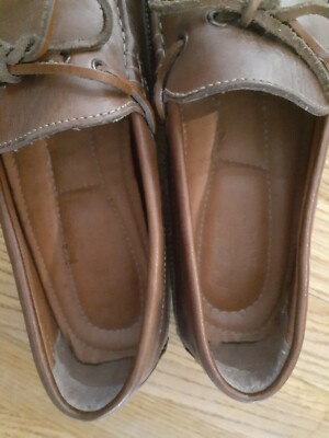 G.H. Bass Driving Shoes Men’s Vern Leather Driving Shoes Size 9 1/2 GH Bass Driving Shoes Mens 12 M Vern Brown Leather Moccasins  main image 2