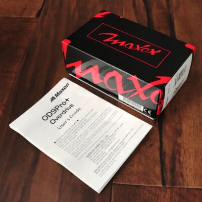 Maxon OD9Pro+ Overdrive Guitar Effect Pedal w/Tracking F/S New