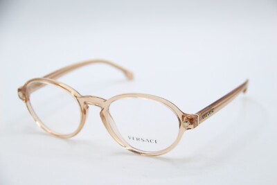 NEW VERSACE MOD. 3259 5215 CLEAR BROWN AUTHENTIC EYEGLASSES 52-20 140