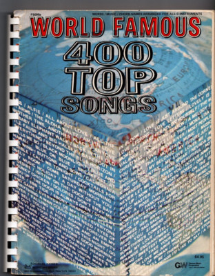 World Famous Top 400 Songs: C Instruments Contemporary Television Film F8099a