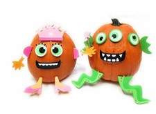 Pumpkin Decorating Kit Push in No Carve DIY Fall Halloween for Large Pumpkins
