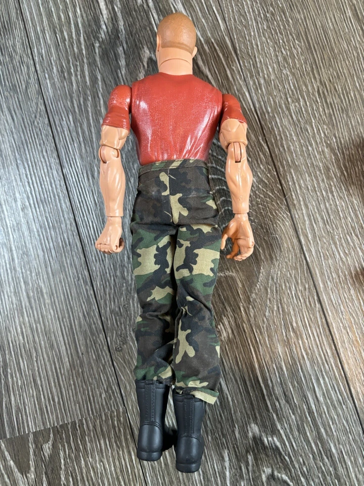 Vintage 1996 GI Joe Marine Figure With Case And Accessories Fun Helmet Camo Boot - Image 4 of 4