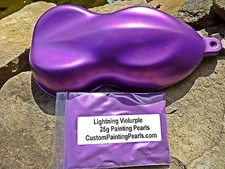 Lightning Violurple Pearl Pigment 25,50,100 Grams Powder  Gloss Gallon