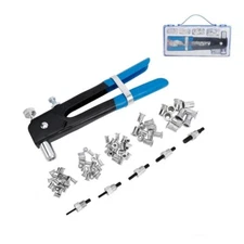 86pc Threaded Nut Rivet Gun M3-M8 Insert Tool Riveter Rivnut Setter Riveting Kit