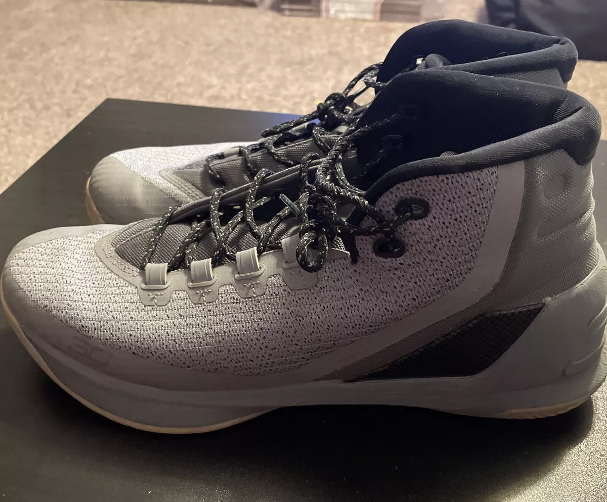 Under Armour Grey Matter Men's 11.5 Stephen Curry 3 Basketball Shoes 1269279-035