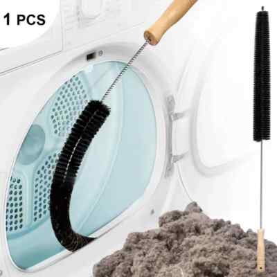 Dryer Vent Handheld Flexible Cleaner With Wood Handle