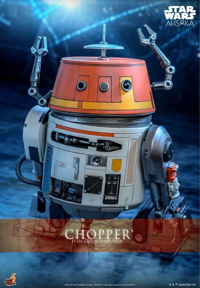  Hot Toys TMS112 星球大战 Ahsoka Chopper 1/6 可动人偶现货收藏品 — 第 4/4 张图片