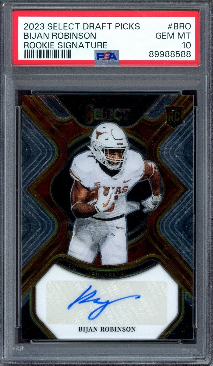 ろびん BIJAN ROBINSON ~ 2023 Panini Select Draft Rookie Signature