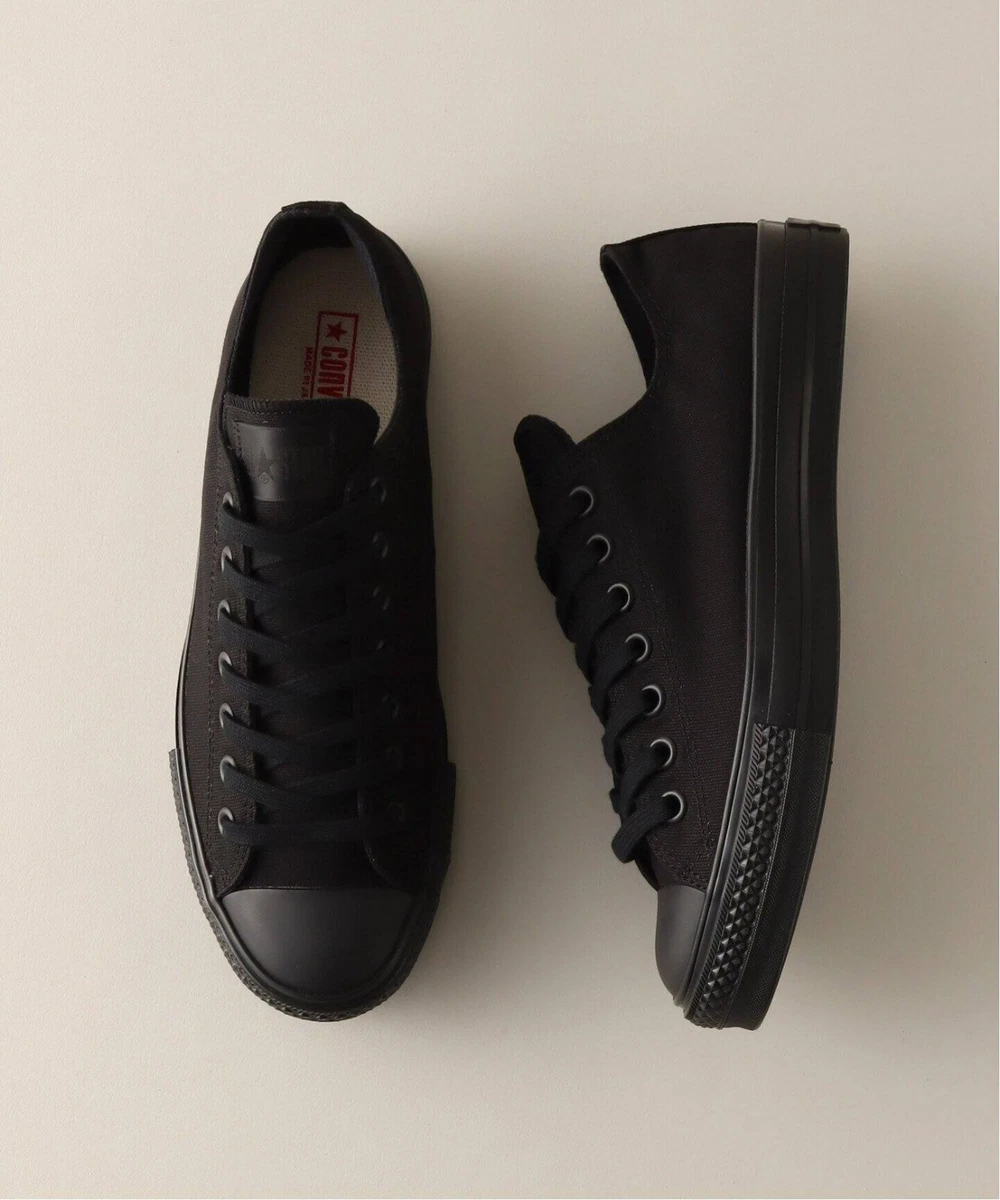 Converse Canvas All Star J OX Black Monochrome Lo Made in Japan US