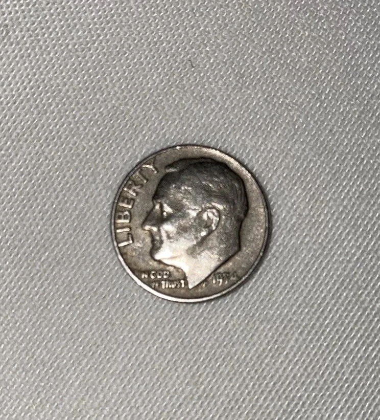 1974 Roosevelt Dime Error Coin - Image 3 of 4