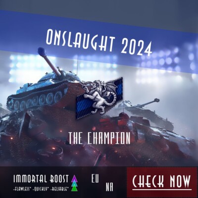 Onslaught | Azure Manticore | The Champion Rank  | World of Tanks | EU/NA