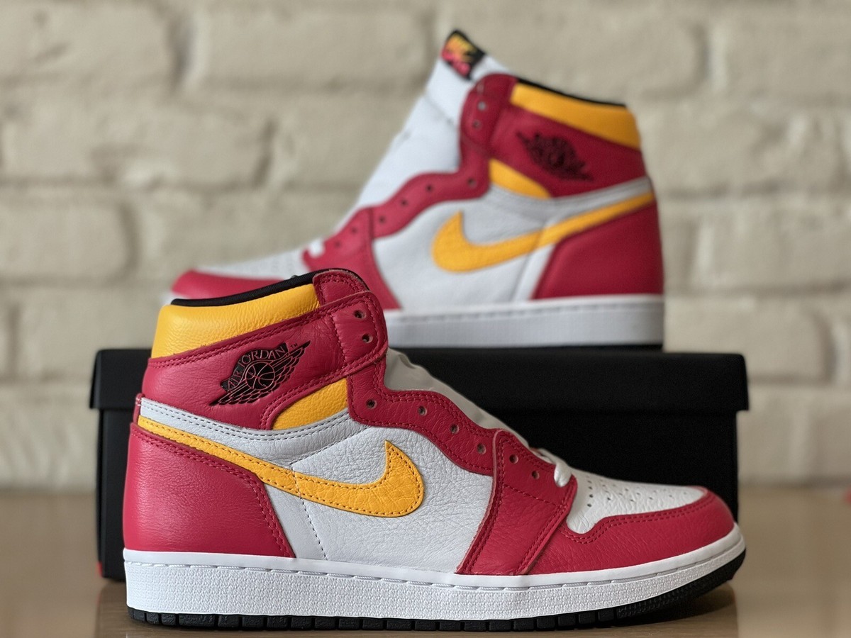 Nike Air Jordan 1 Retro High OG Light Fusion Red 555088-603 New