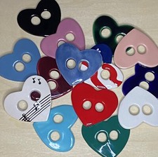 Heart Scarf Slide Vintage Ceramic Able Creations Red Pink Blue Green White