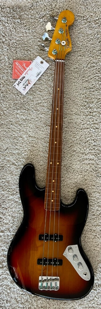 Fender Jaco Pastorius Jazz Electric Bass Guitar for sale