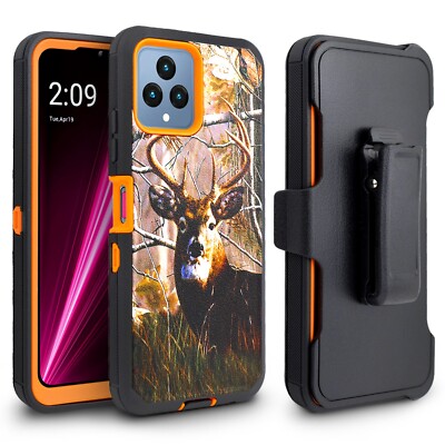 Otterbox Defender Style Case For Revvl 6x Pro/6x 5G - Belt Clip & Screen Protector