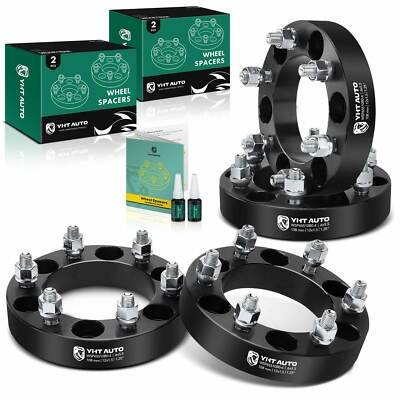 #ad 4pcs 6x5.5quot; to 6x5.5quot; Wheel Spacers M12x1.5 108mm 1.25quot; for Chevy Dodge Toyota $76.98