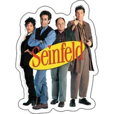 Seinfeld-Sticker-Group Logo-TV Show-Collector's-Licensed New