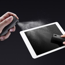 Phone Screen Cleaner 2 in 1 Spray Computer Screen Dust Removal Microfiber Cloth