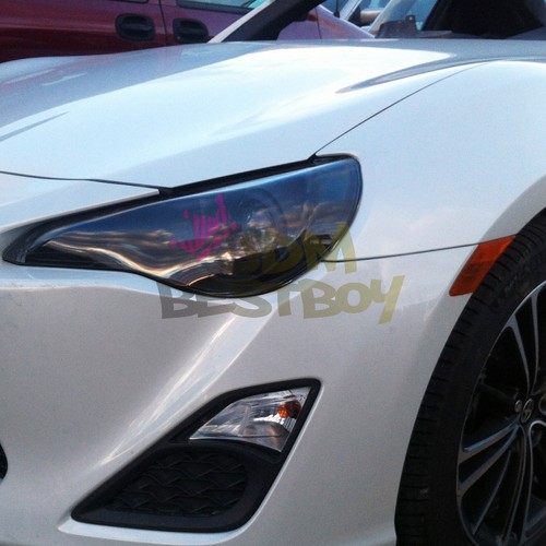 12"X84" Glossy Hot Purple Tint Headlights Fog Lights Sidemarker Vinyl Sticker - Picture 7 of 10