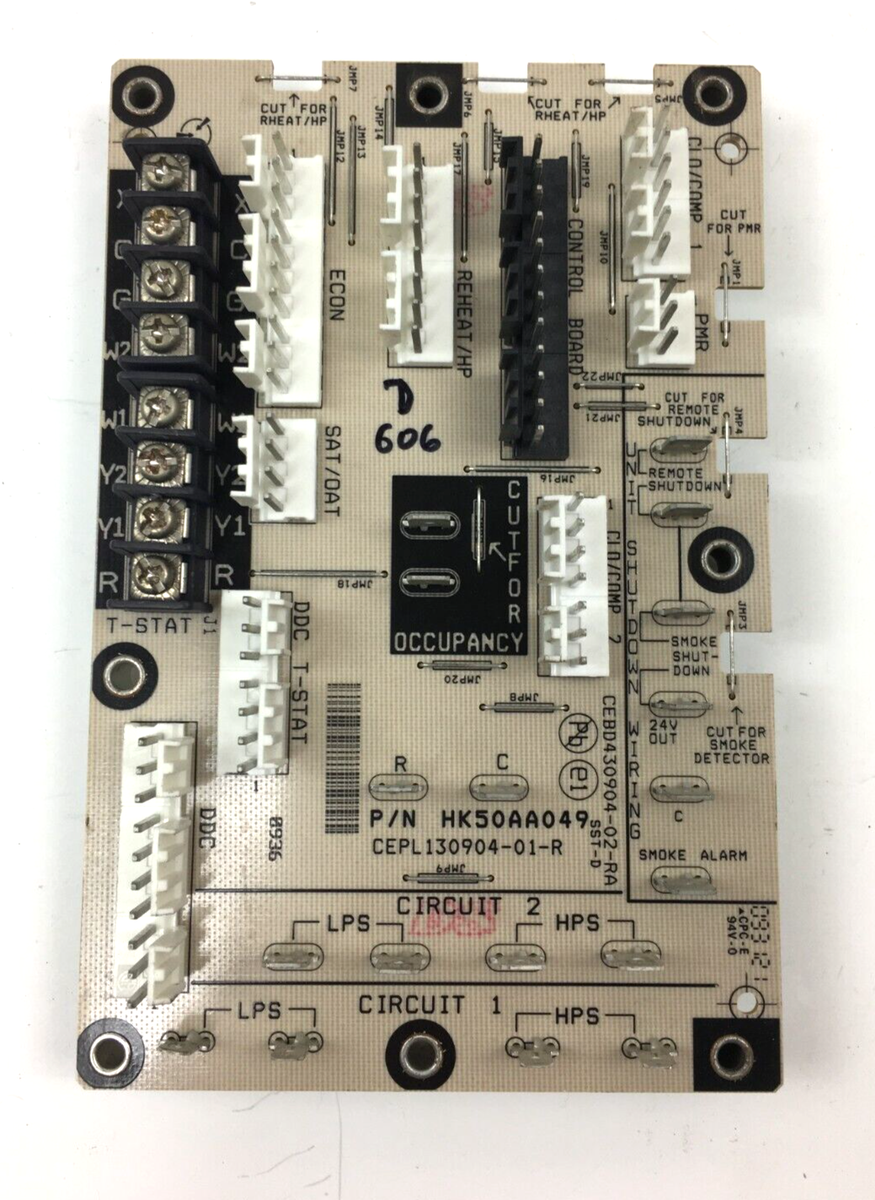 Carrier Hk50aa049 LCTB Control Circuit Board Cepl130904-01-r for