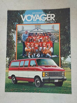 1979 Plymouth Voyager Sport Maxiwagon Van Dealer Brochure Book 8.5'' x 11''