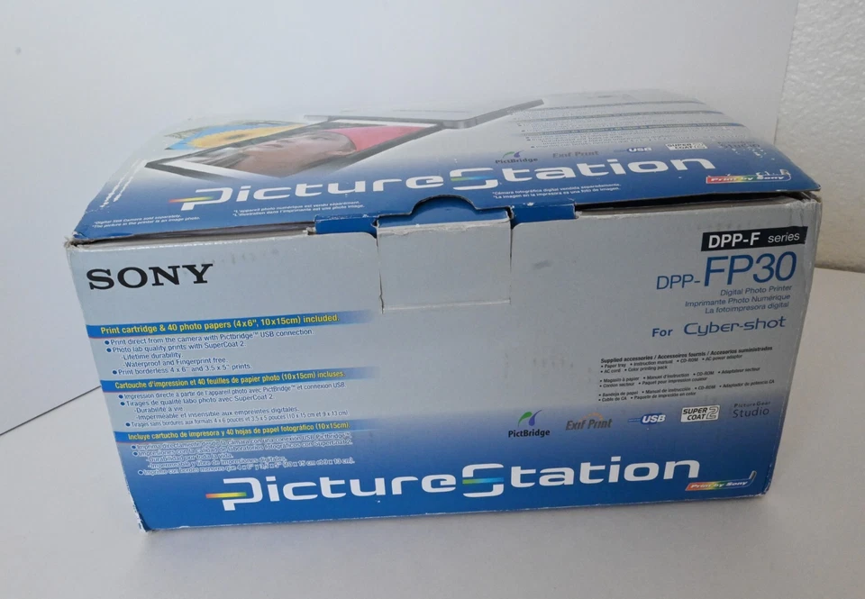 Sony Picture Station Digital Photo Printer DDP-F Series DPP-FP30 For Cyber-shot - Image 2 of 4