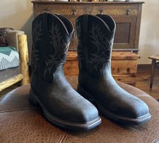 Image of NEW Ariat Men’s Brown 13EE WORKHOG Waterproof Composite Toe Work Boots Western