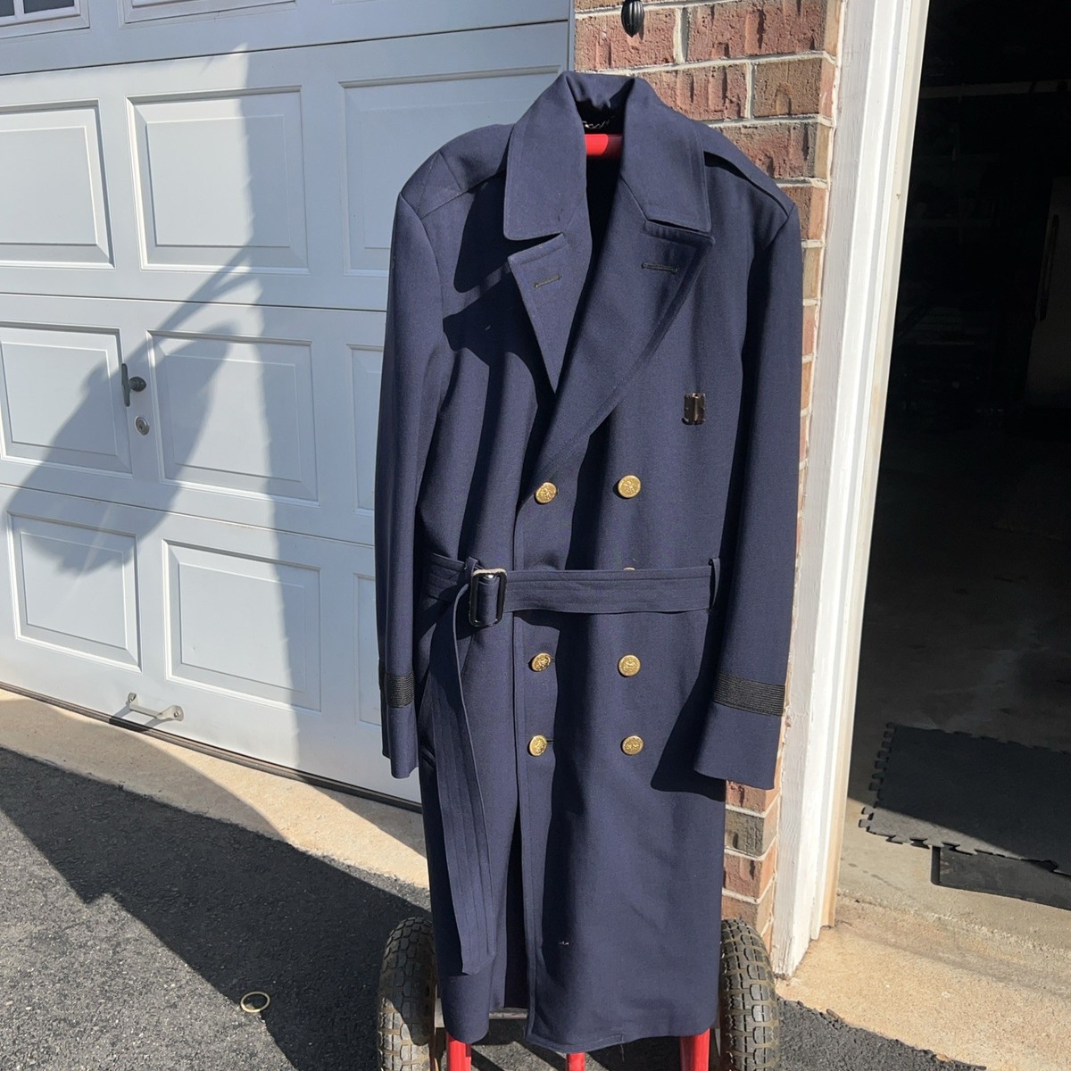 最終値下げ 50s NYPD ヴィンテージコート ポリスマン Vintage New York Police Department Navy L/XL overcoat Trench Coat