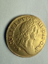 1698 Guinea - William III - Lovely Details - Rare!