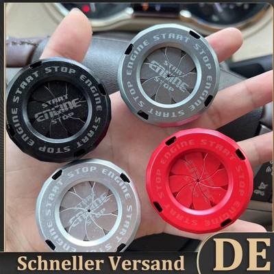 Decorative Rotary Push To Start Button Cover Car Interior Sticker for Motorcycle