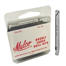 Malco Products Double Ended Polished Drill Bit - 1/8In
