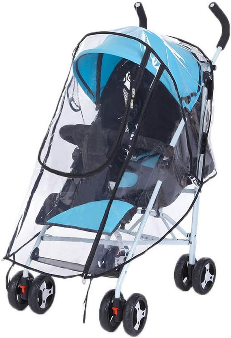 Universal Baby Stroller Rain Cover, Baby Buggy Rain Cover for Pushchair Pram wit