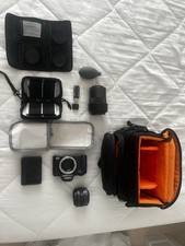 Canon EOS M50 Digital Camera with 15-45mm 55-200mm Lenses, Bag, Charger